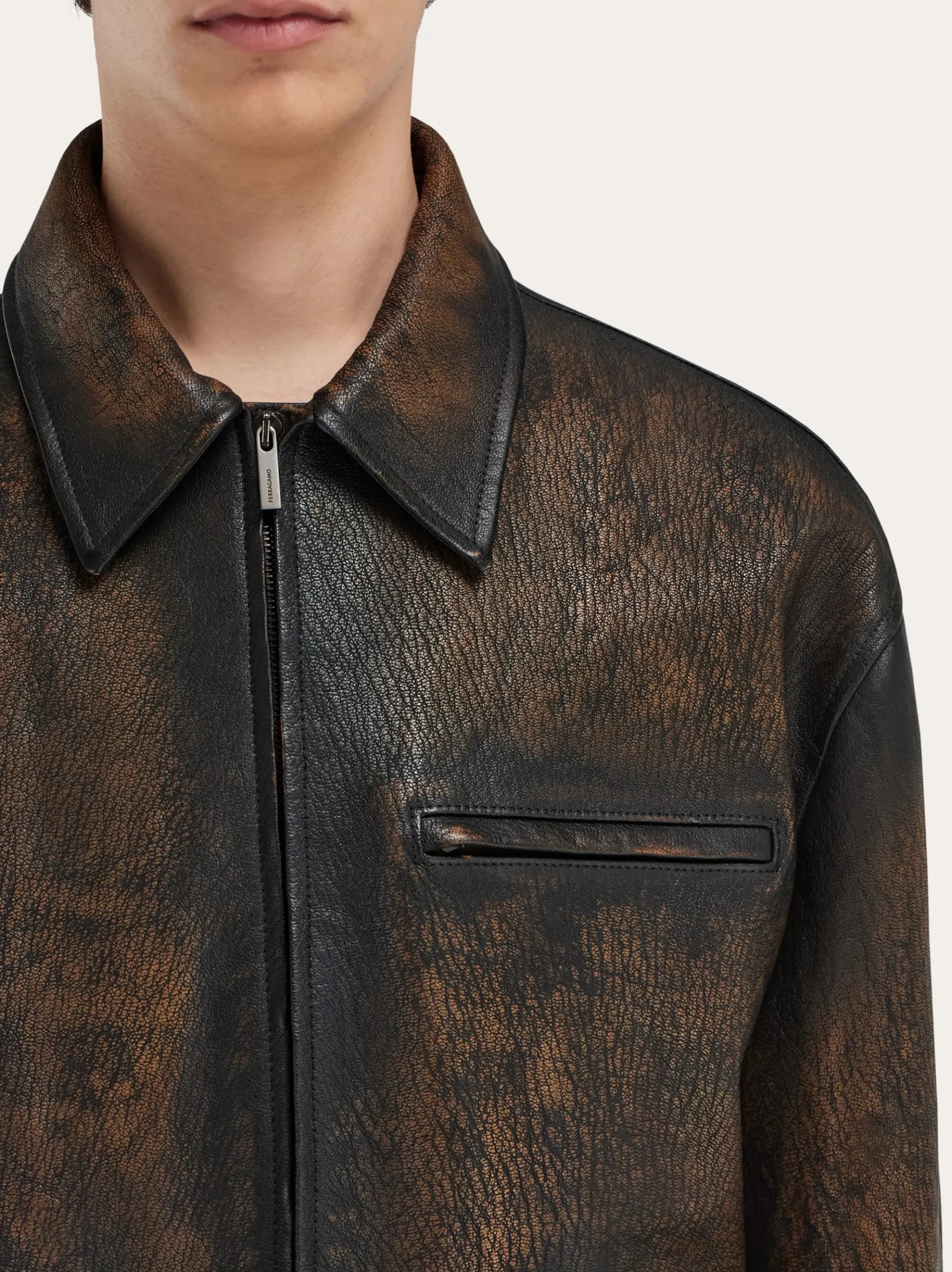 Leather jacket - Men