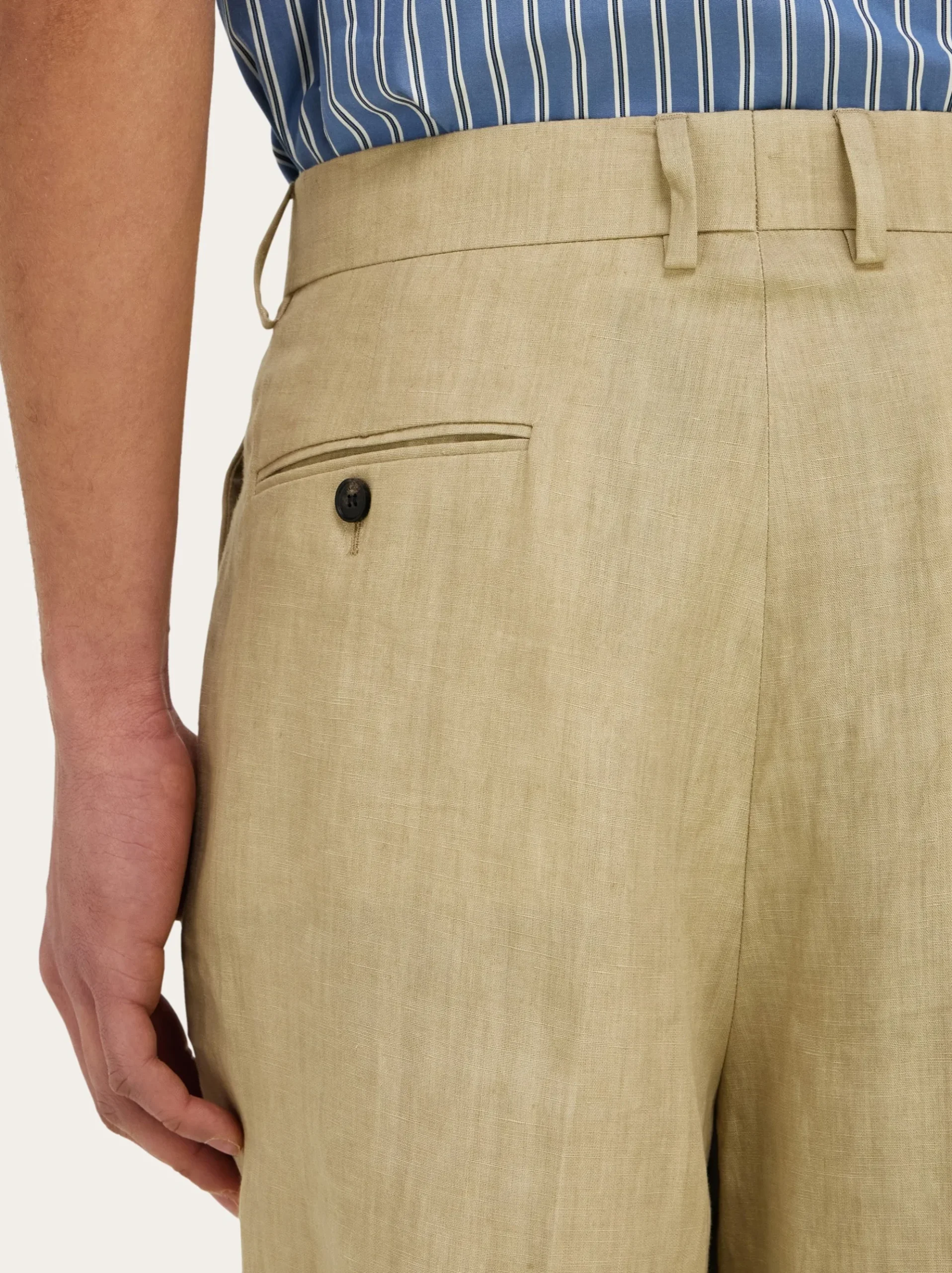 Linen bermuda short - Men