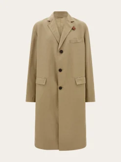 Linen blend duster - Men