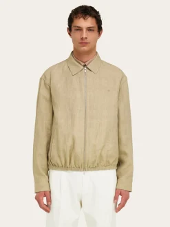 Linen blouson - Men