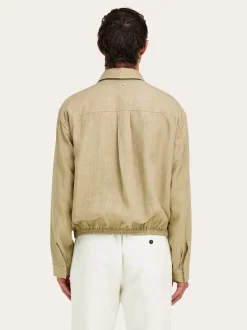 Linen blouson - Men