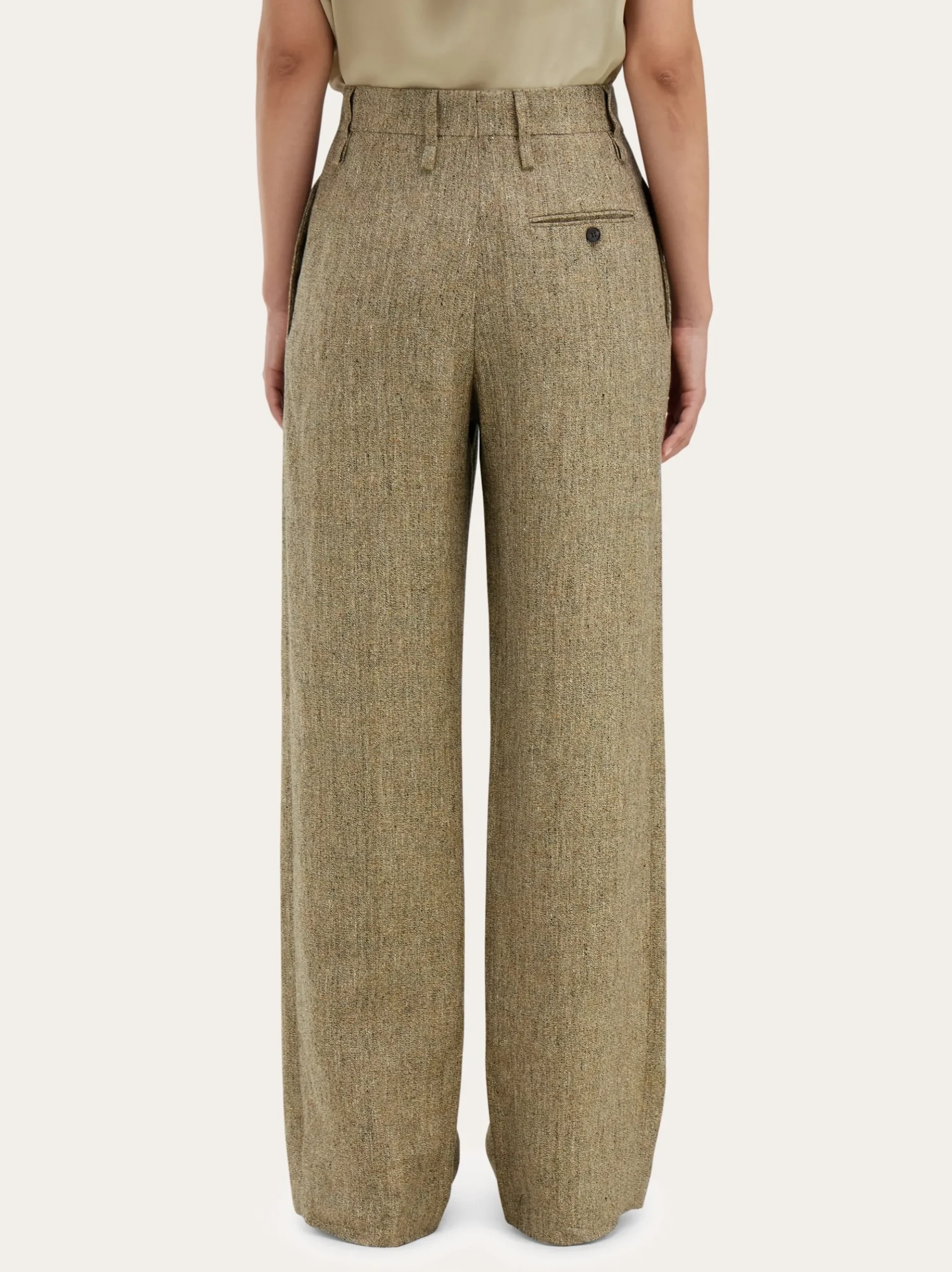 Linen tailored trouser - Women