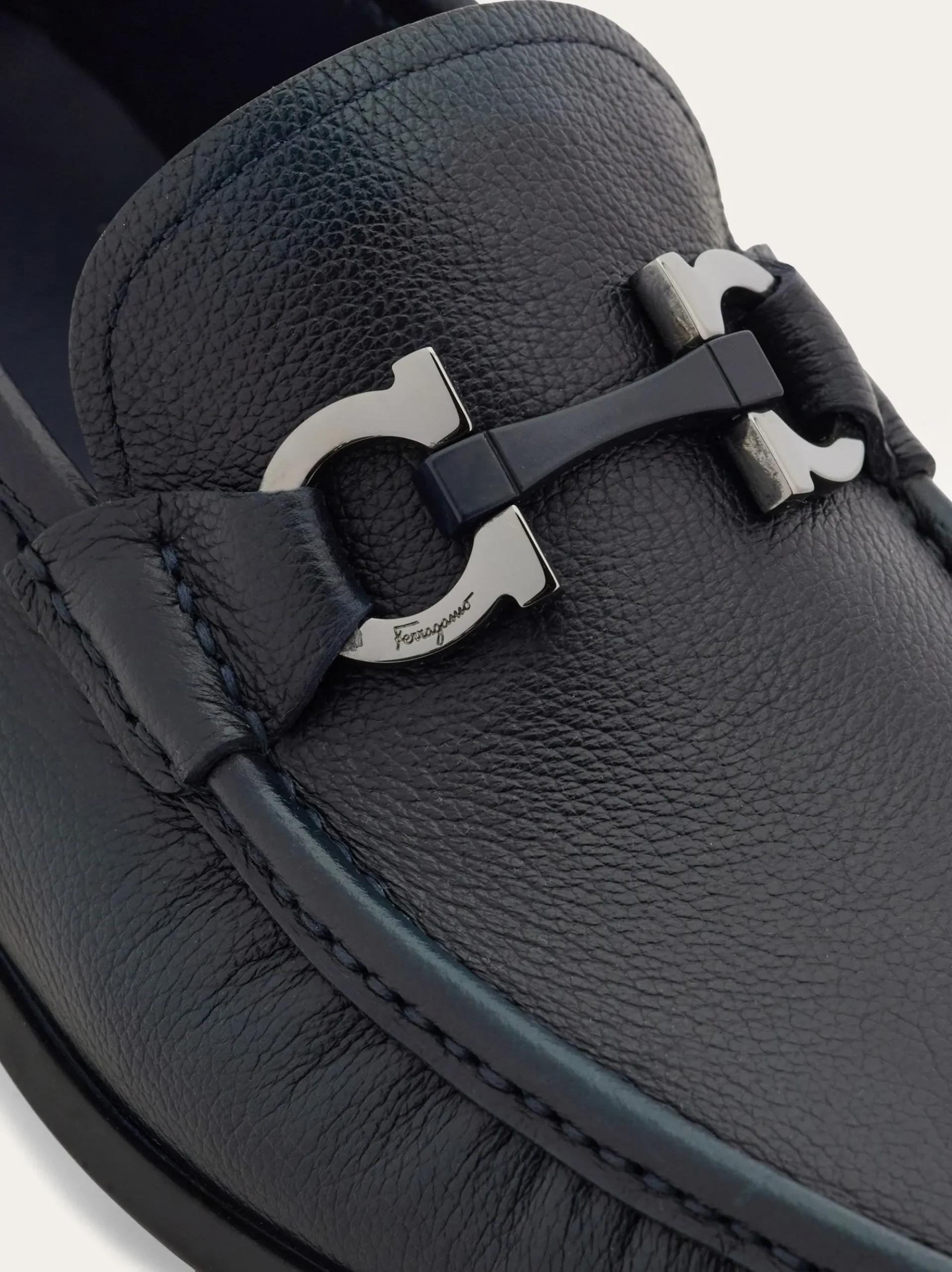 Loafer with Gancini buckle - Men