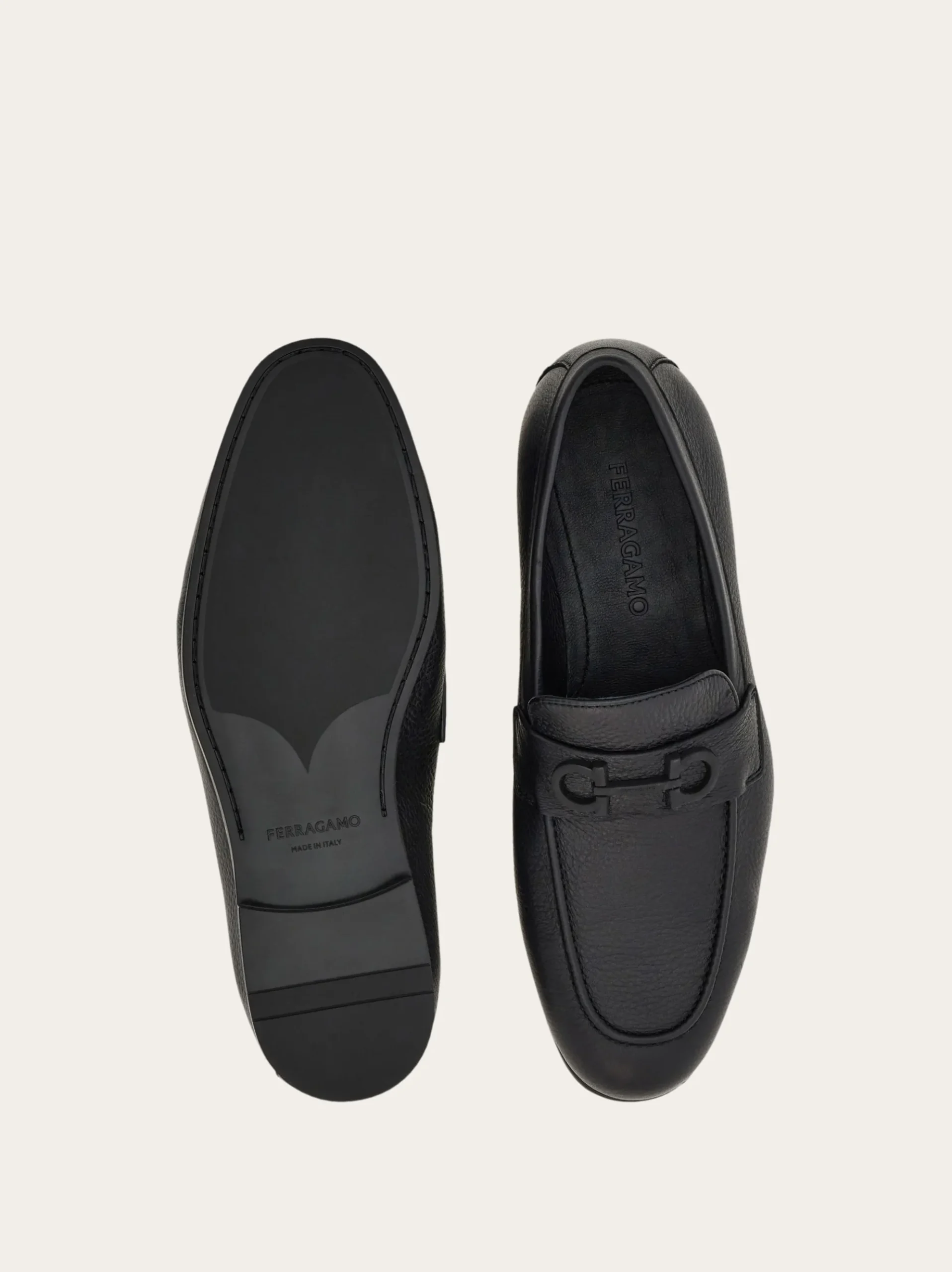 Loafer with Gancini buckle - Men