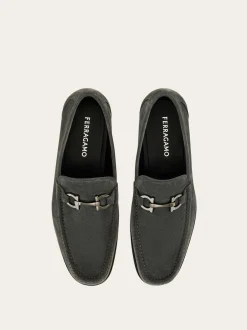 Loafer with Gancini buckle - Men