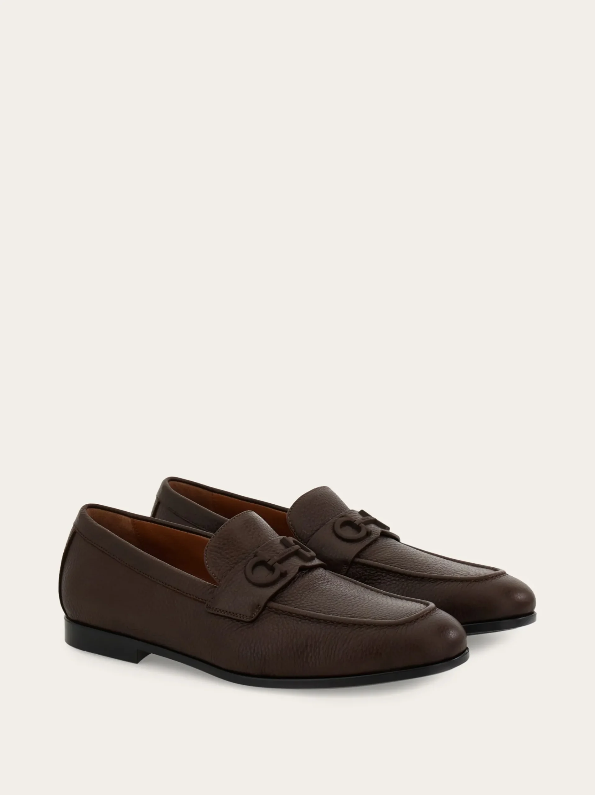 Loafer with Gancini buckle - Men