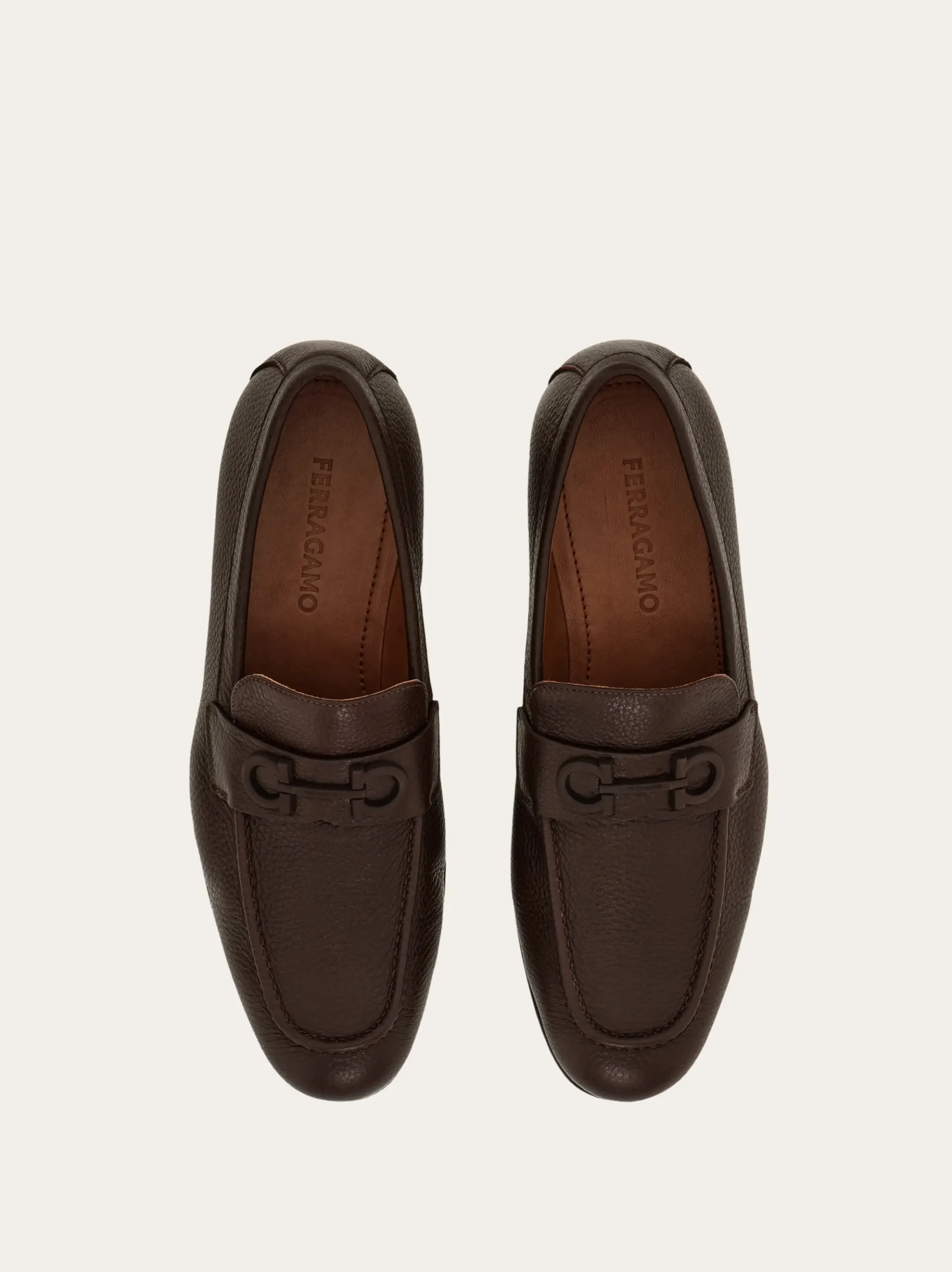 Loafer with Gancini buckle - Men