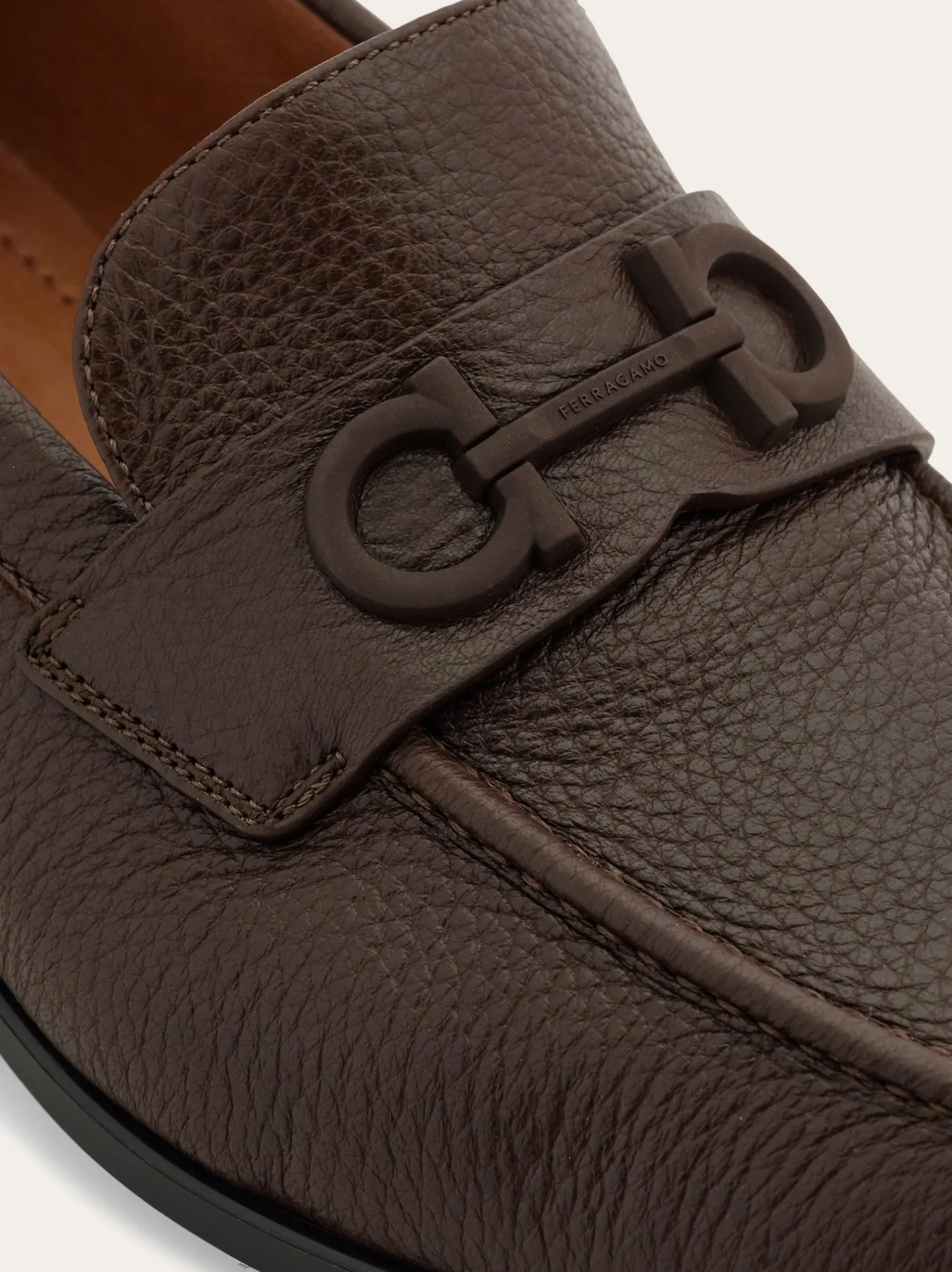 Loafer with Gancini buckle - Men