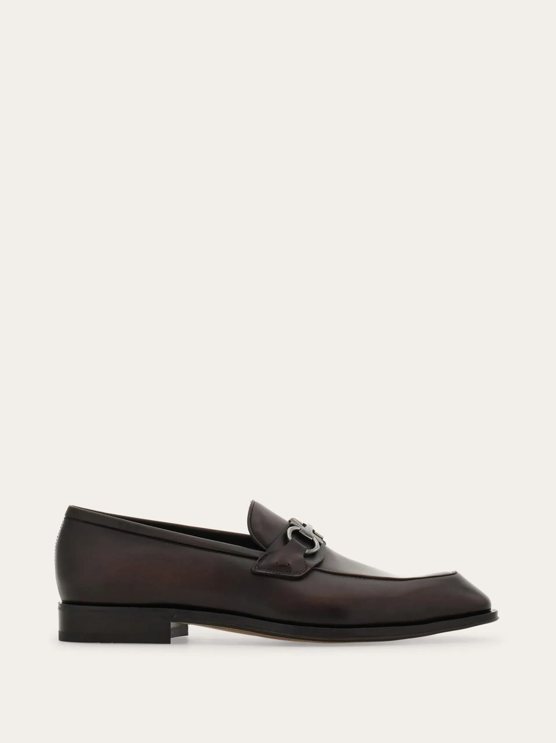 Loafer with Gancini buckle - Men