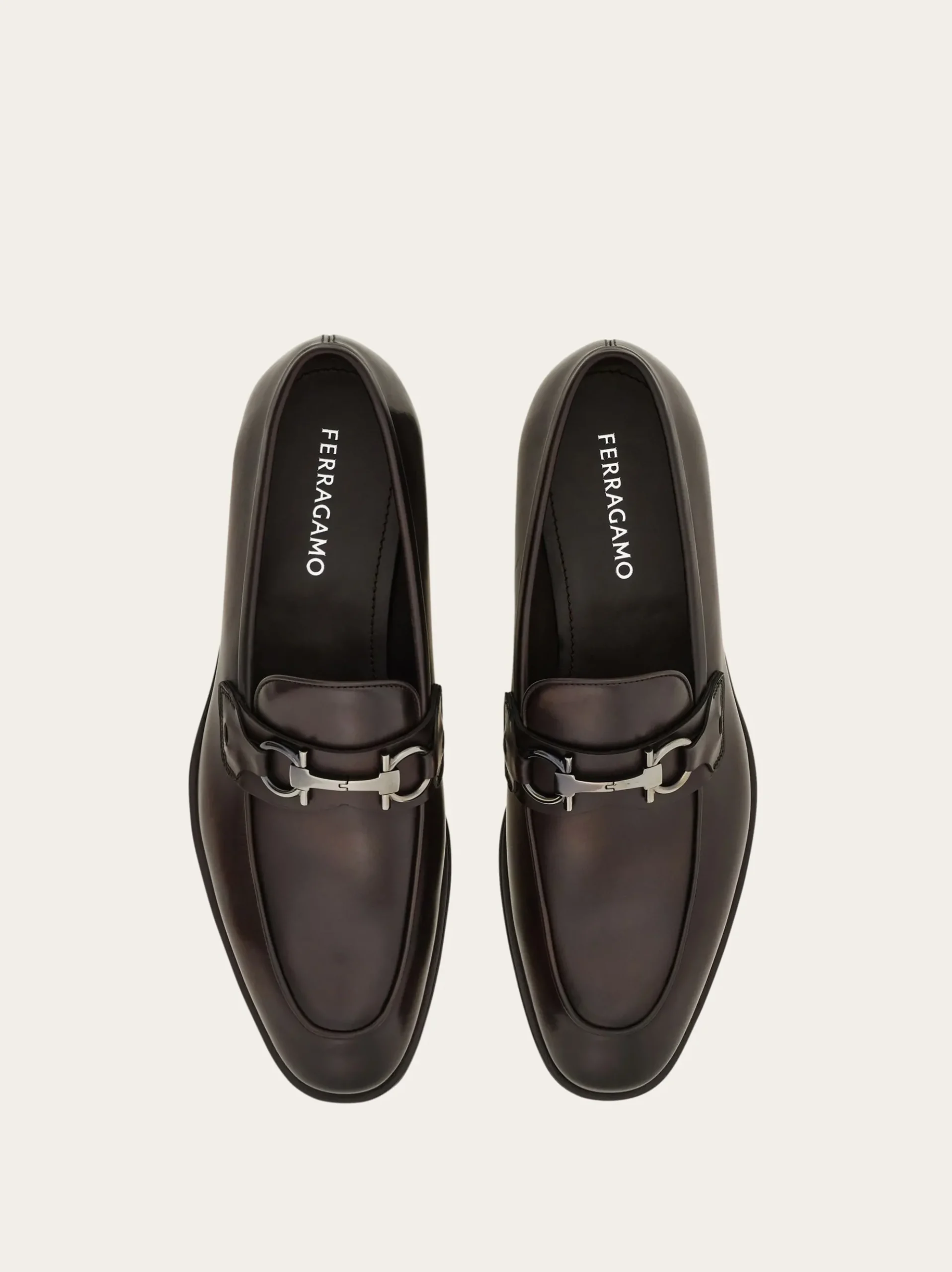 Loafer with Gancini buckle - Men