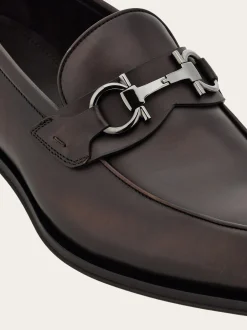 Loafer with Gancini buckle - Men