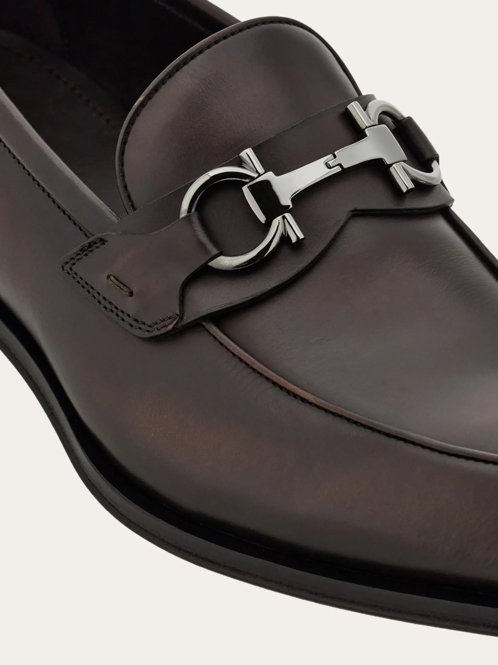 Loafer with Gancini buckle - Men