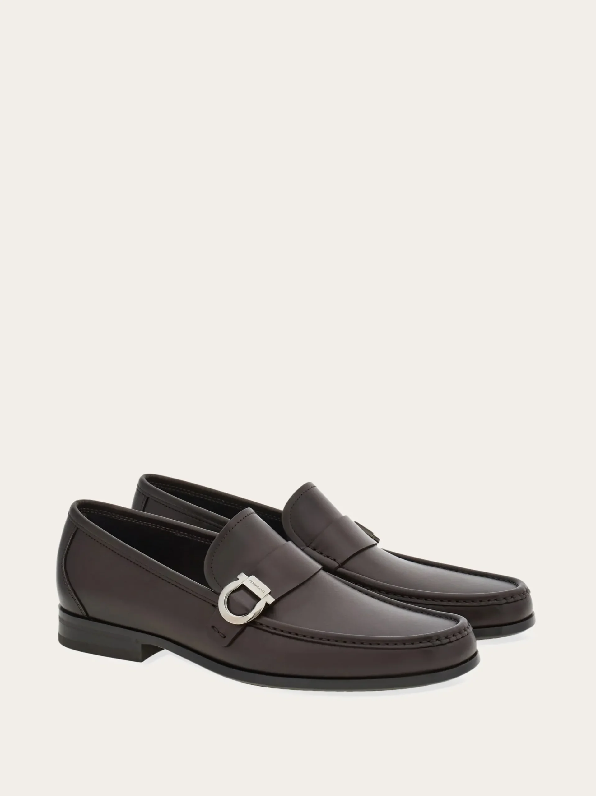 Loafer with Gancini detail - Men