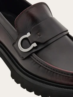 Loafer with Gancini detail - Men