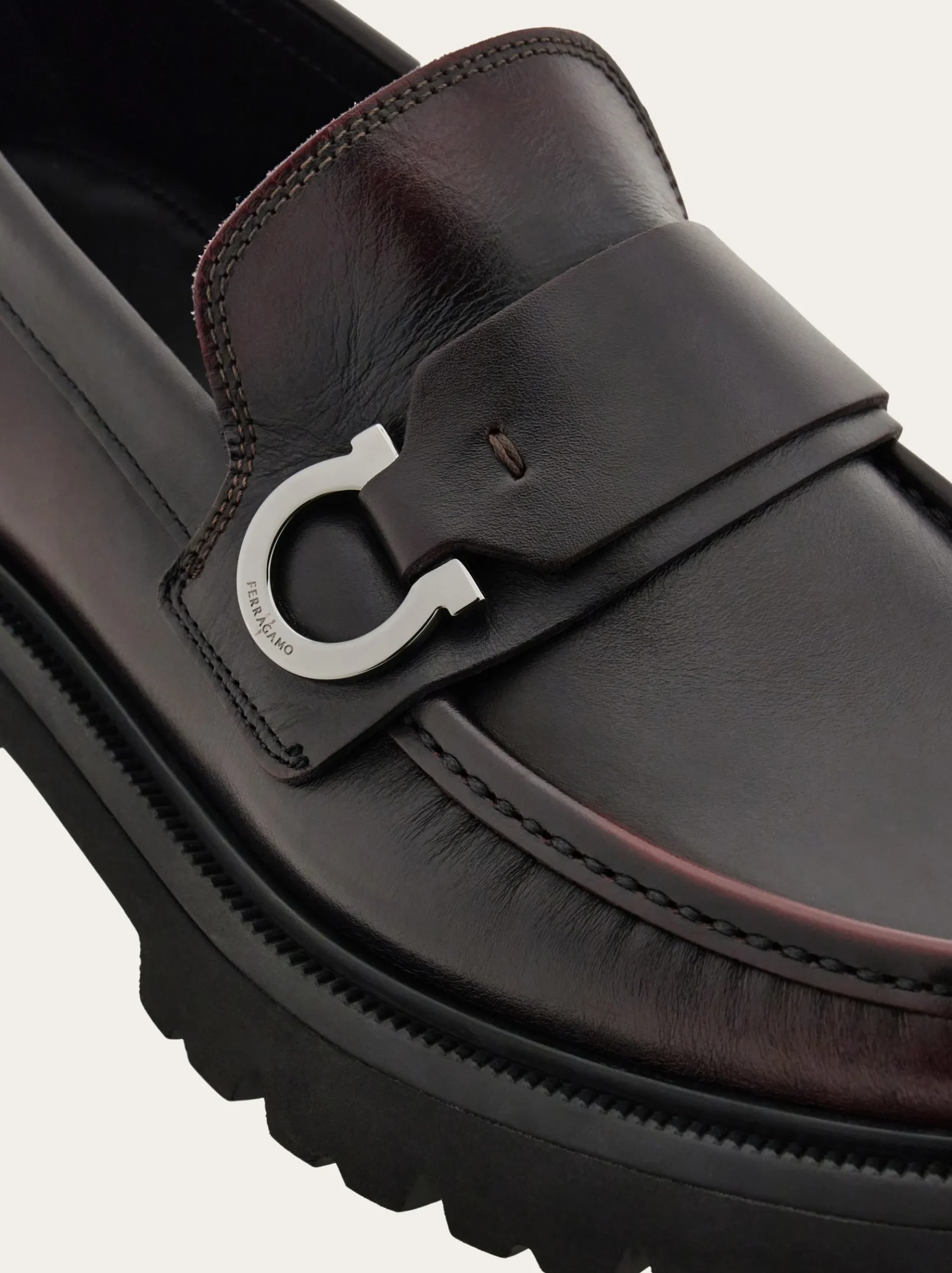 Loafer with Gancini detail - Men