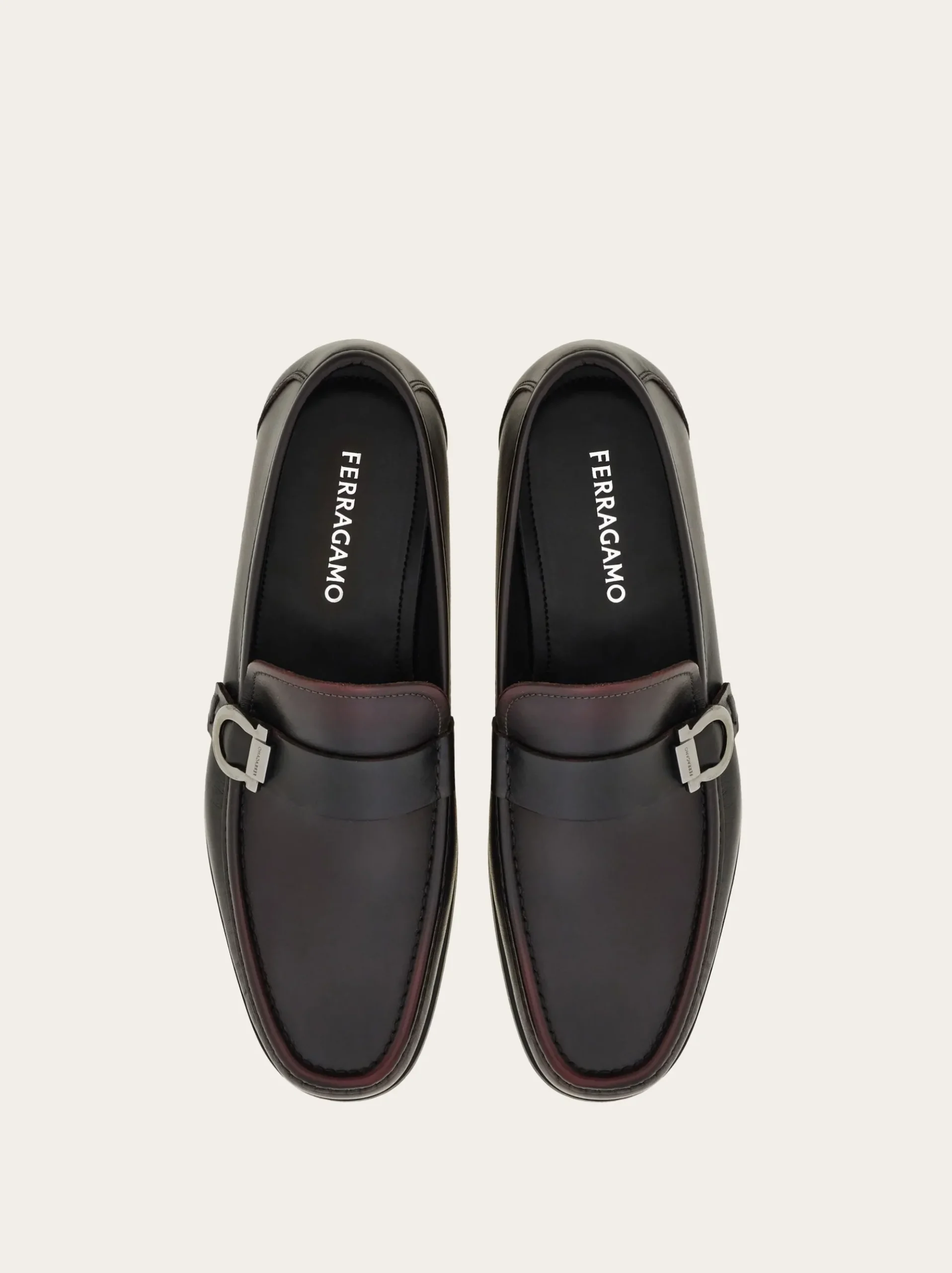 Loafer with Gancini detail - Men