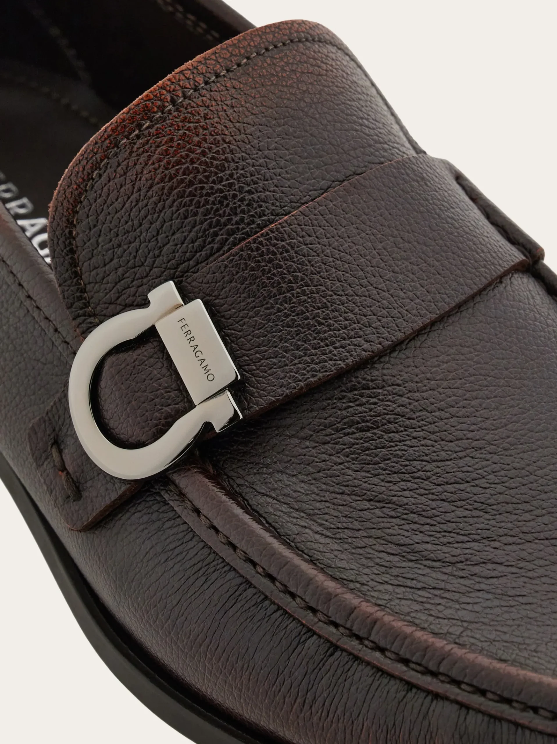 Loafer with Gancini detail - Men