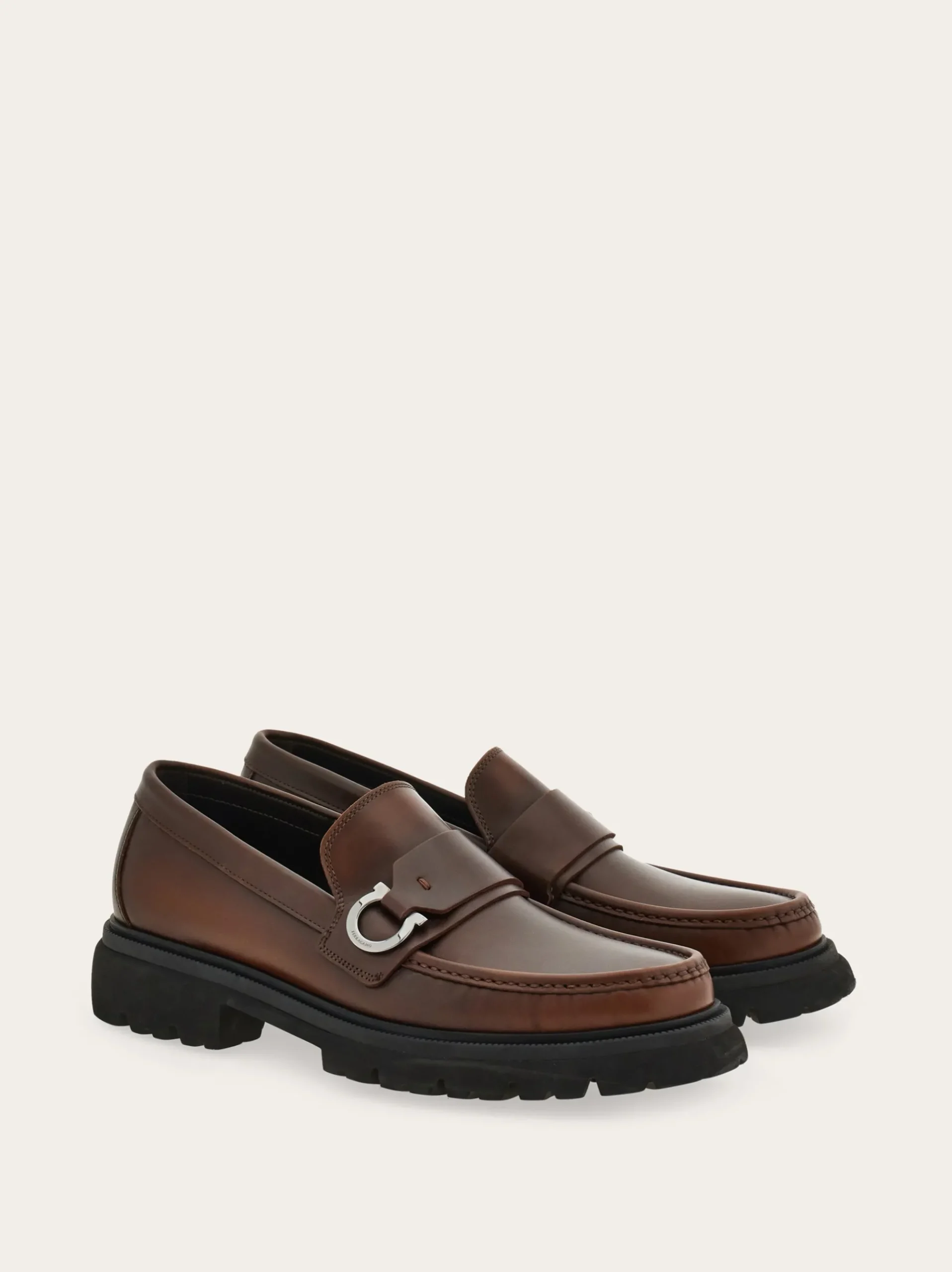 Loafer with Gancini detail - Men