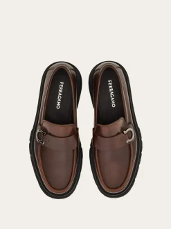 Loafer with Gancini detail - Men