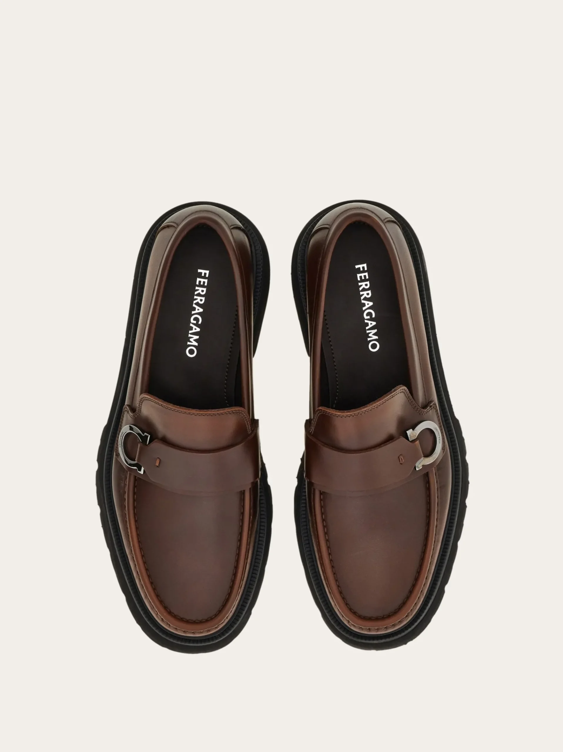 Loafer with Gancini detail - Men