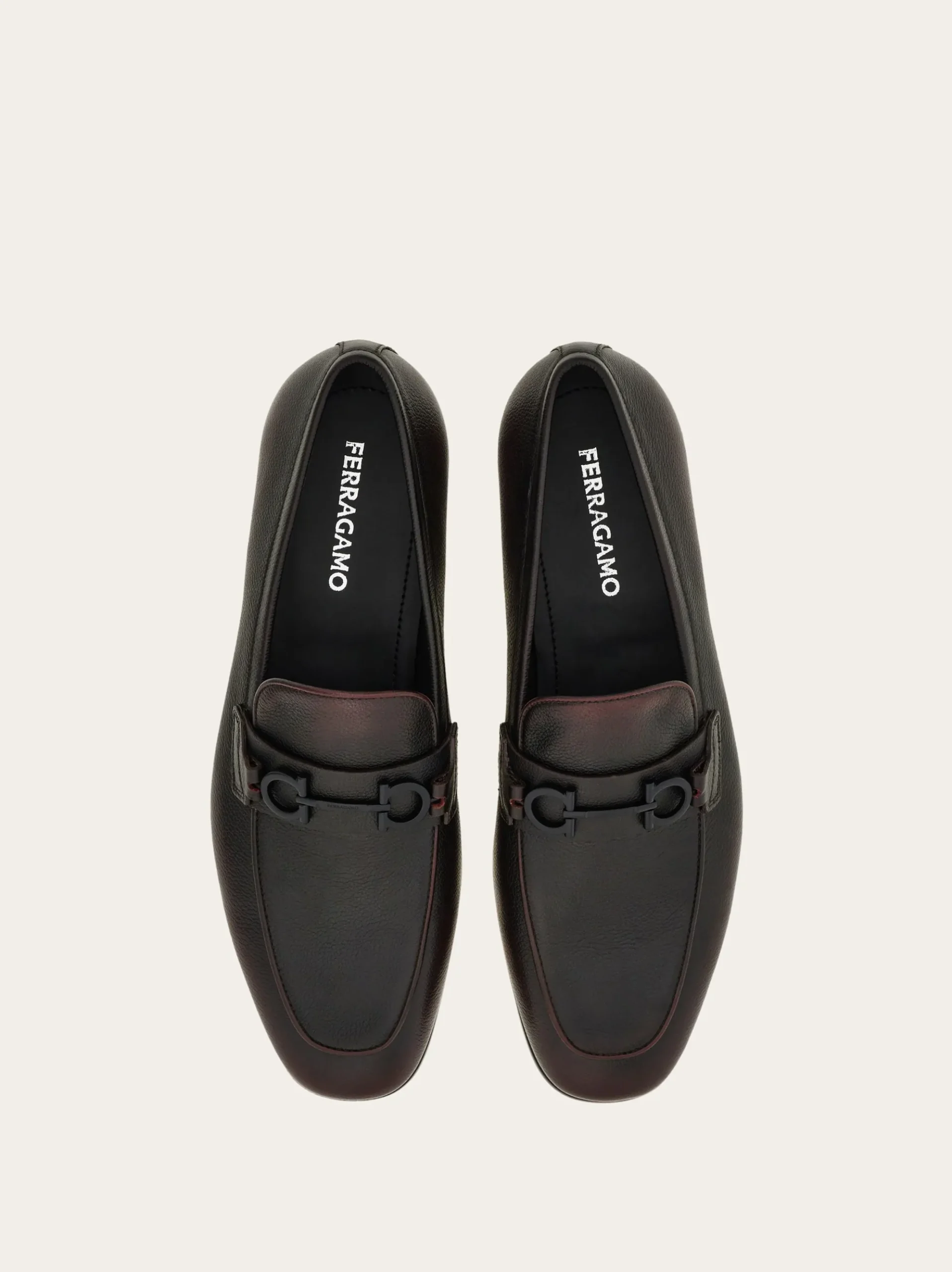 Loafer with Gancini detail - Men