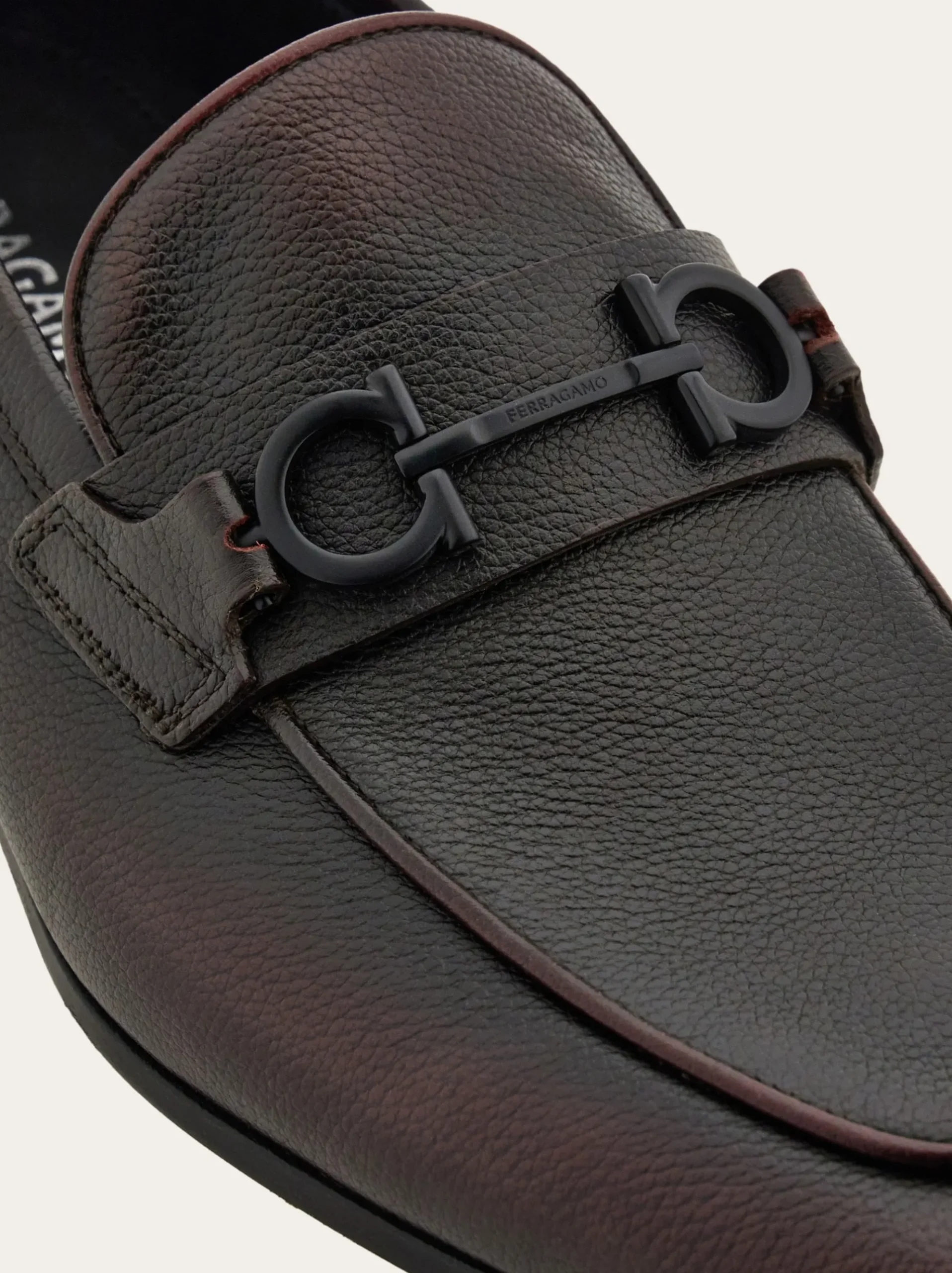 Loafer with Gancini detail - Men