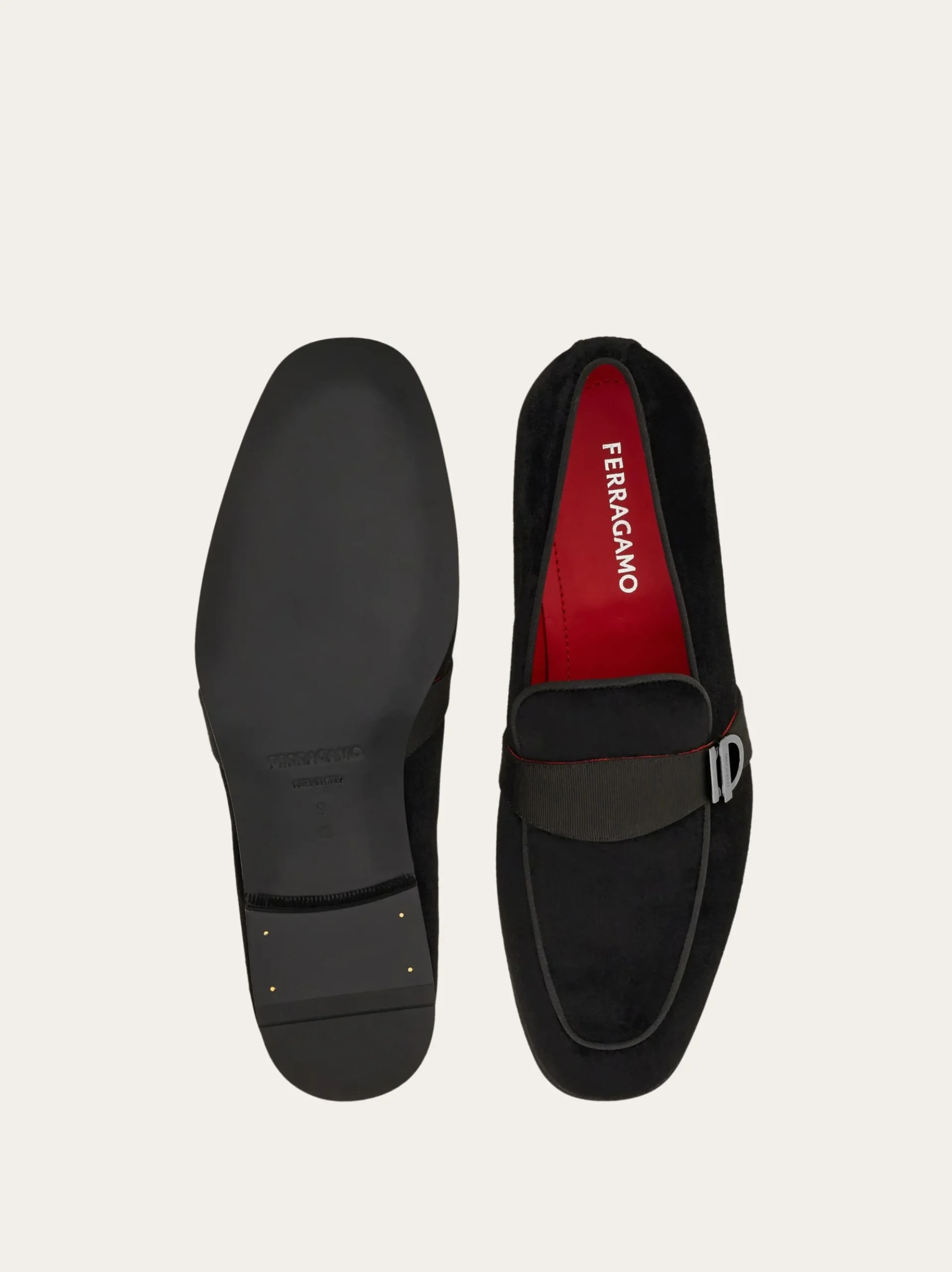 Loafer with Gancini detail - Men