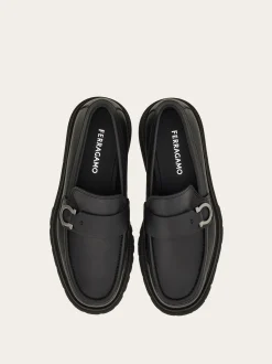 Loafer with Gancini ornament - Men