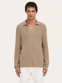 Long sleeve polo shirt - Men