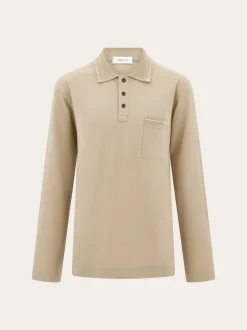 Long sleeved polo shirt - Men