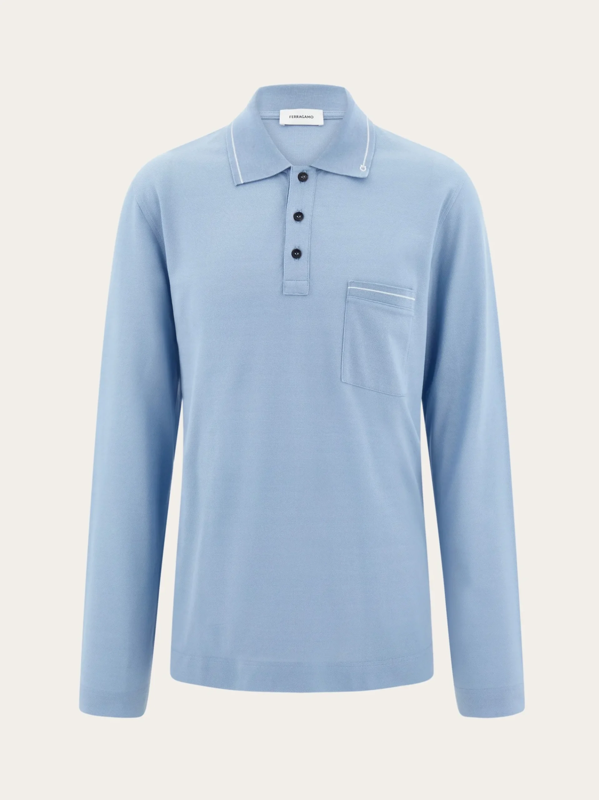 Long sleeved polo shirt - Men