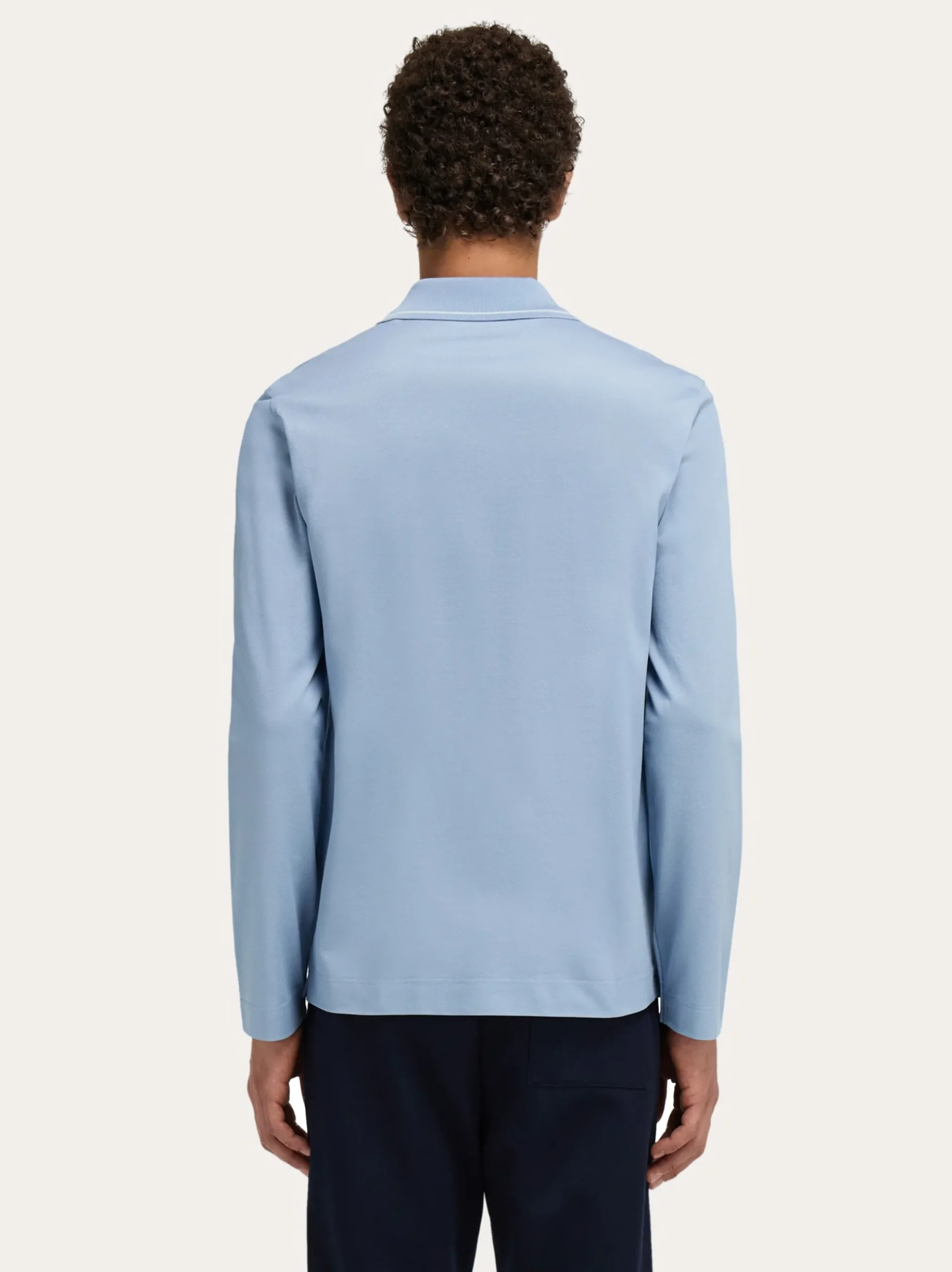 Long sleeved polo shirt - Men