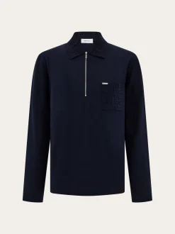 Long sleeved polo shirt - Men