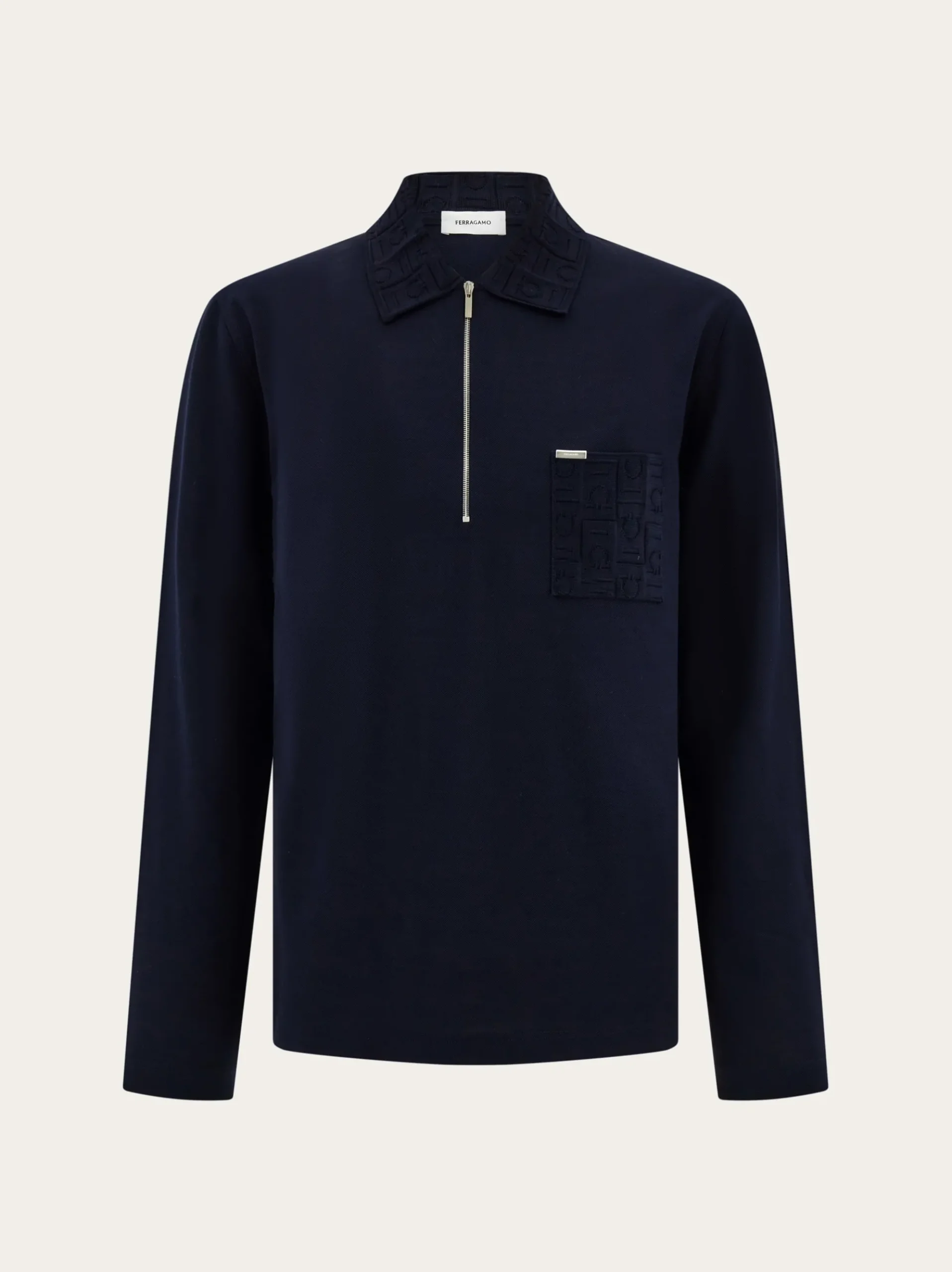 Long sleeved polo shirt - Men