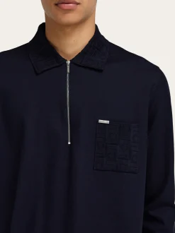 Long sleeved polo shirt - Men