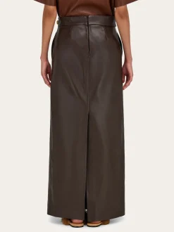 Longline nappa skirt - Women