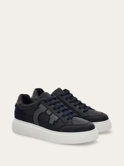 Low-top sneaker with Gancini detail - Men