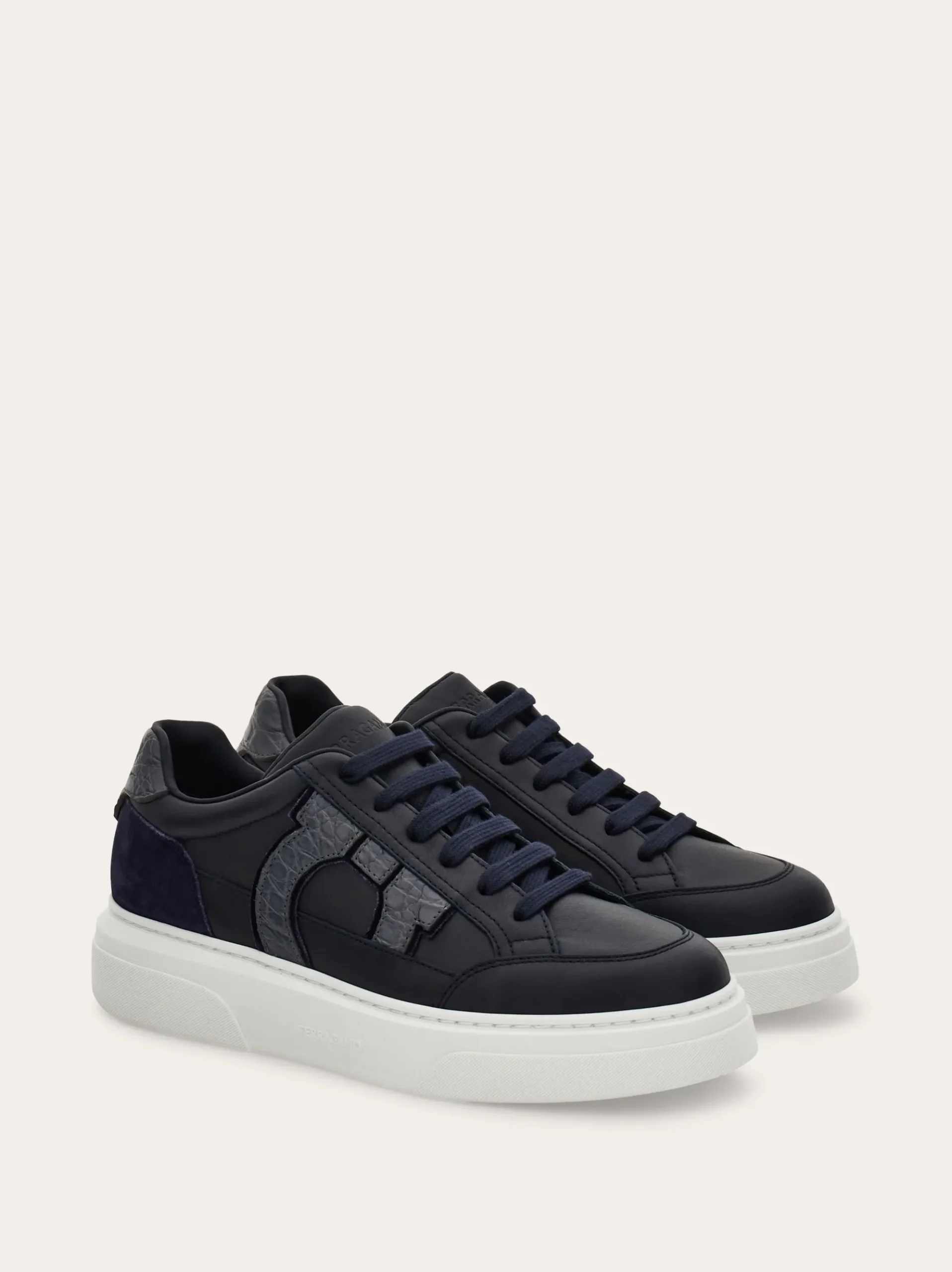 Low-top sneaker with Gancini detail - Men