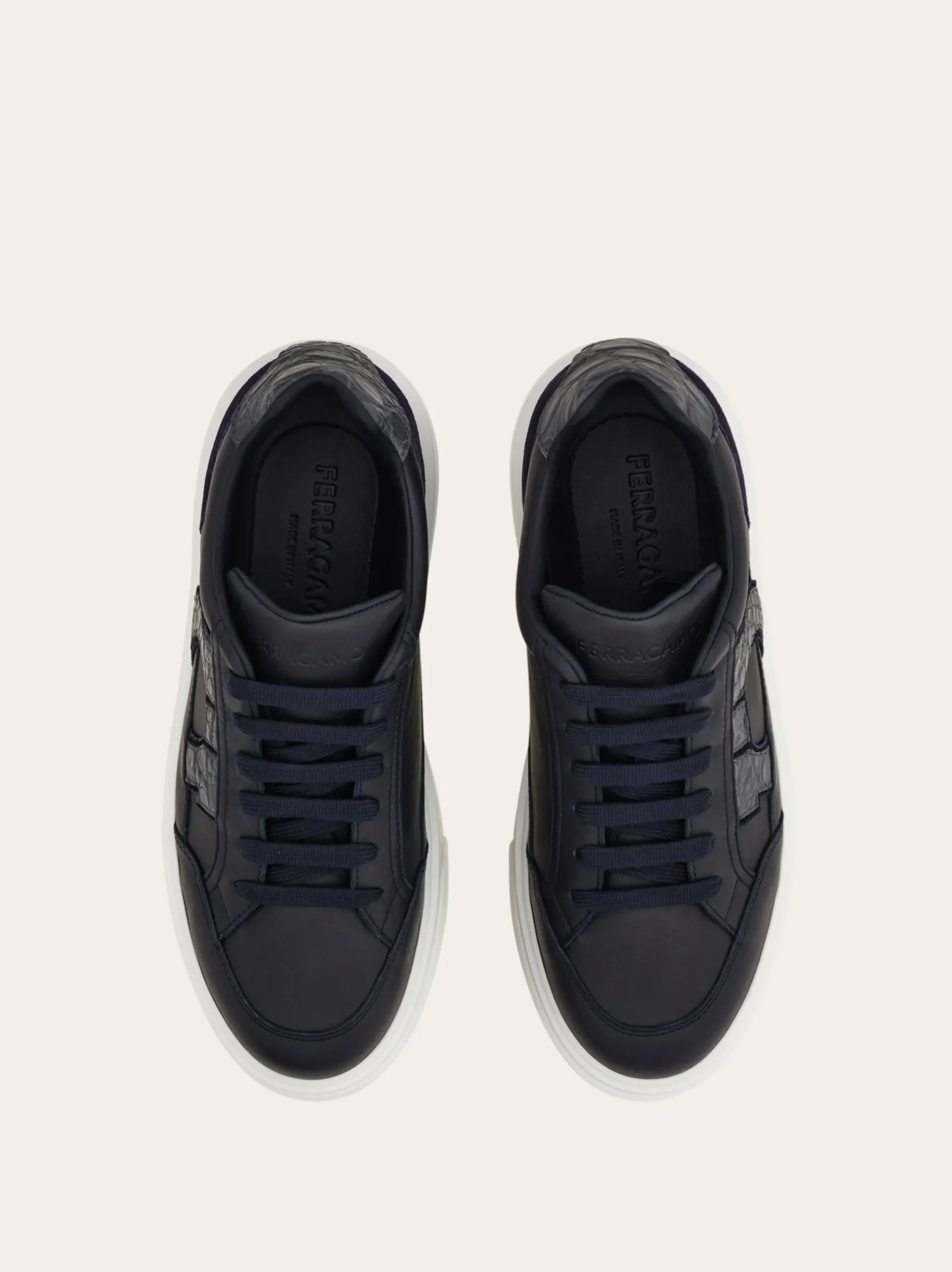Low-top sneaker with Gancini detail - Men