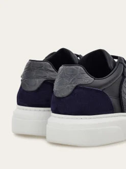Low-top sneaker with Gancini detail - Men