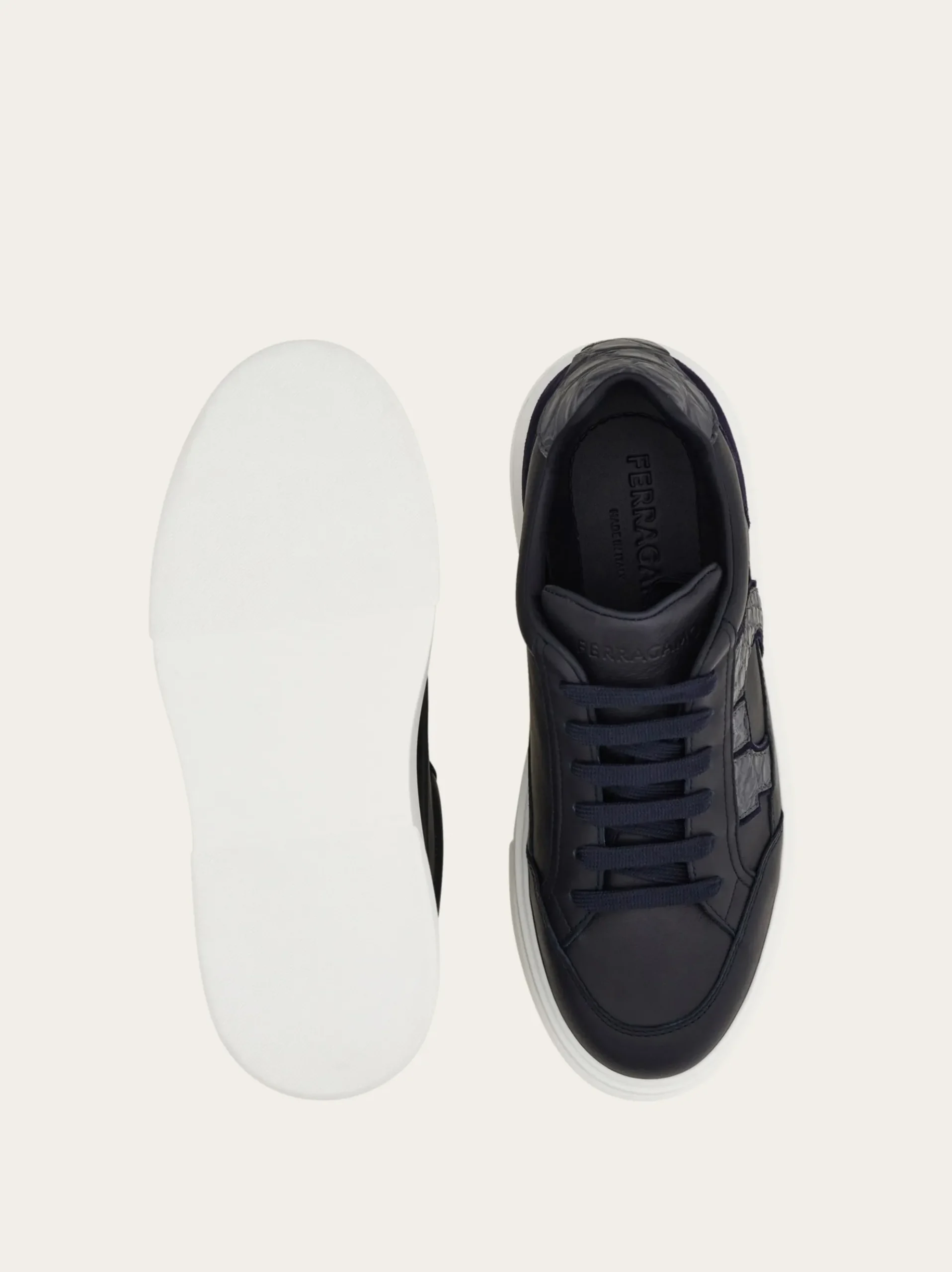Low-top sneaker with Gancini detail - Men