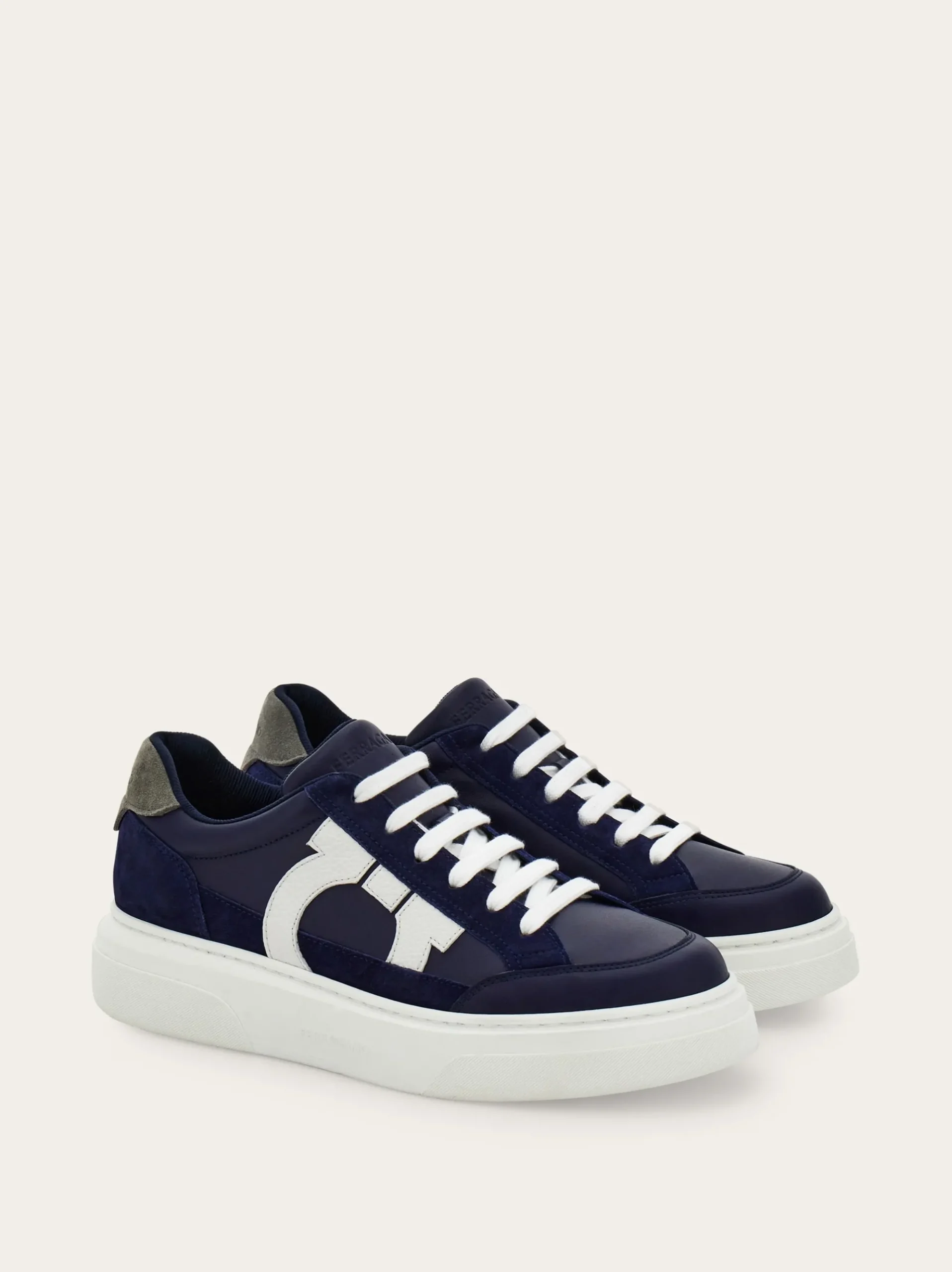 Low-top sneaker with Gancini detail - Men