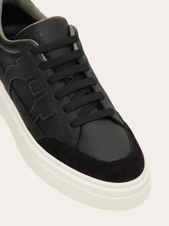 Low-top sneaker with Gancini detail - Men