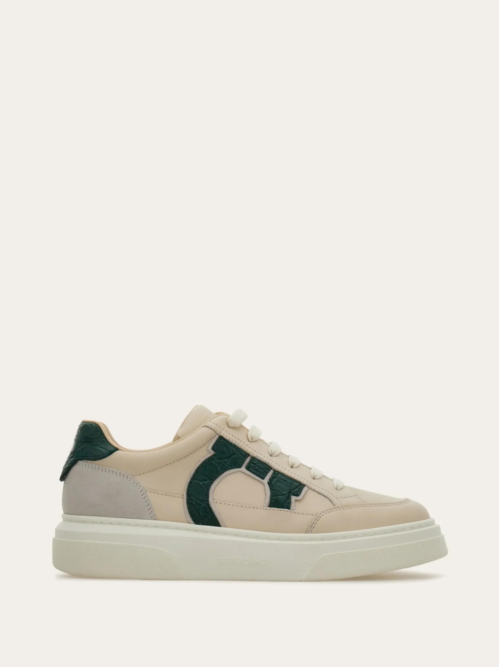 Low-top sneaker with Gancini detail - Men