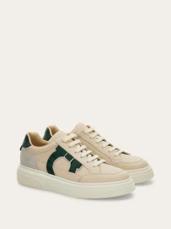 Low-top sneaker with Gancini detail - Men