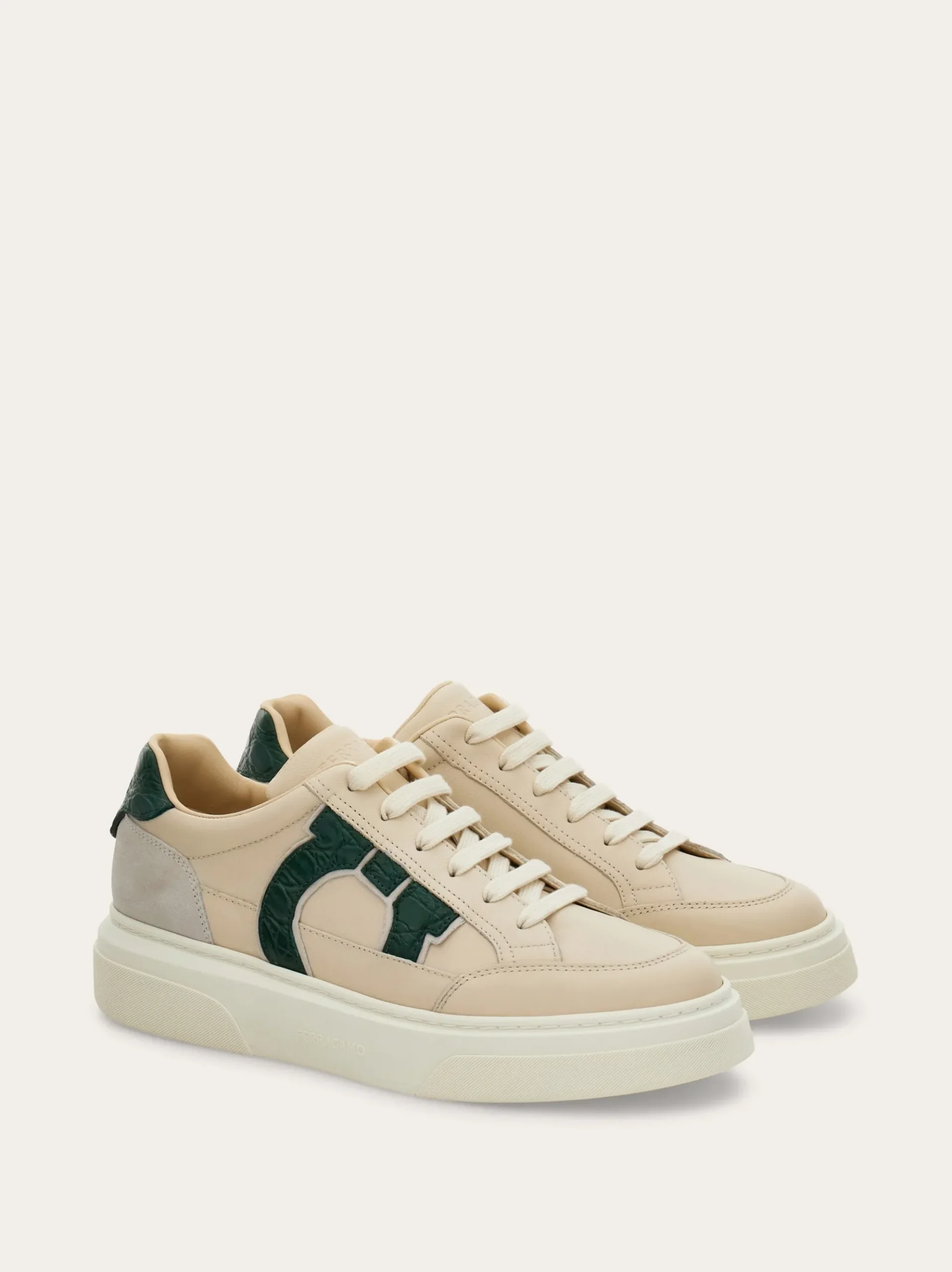 Low-top sneaker with Gancini detail - Men