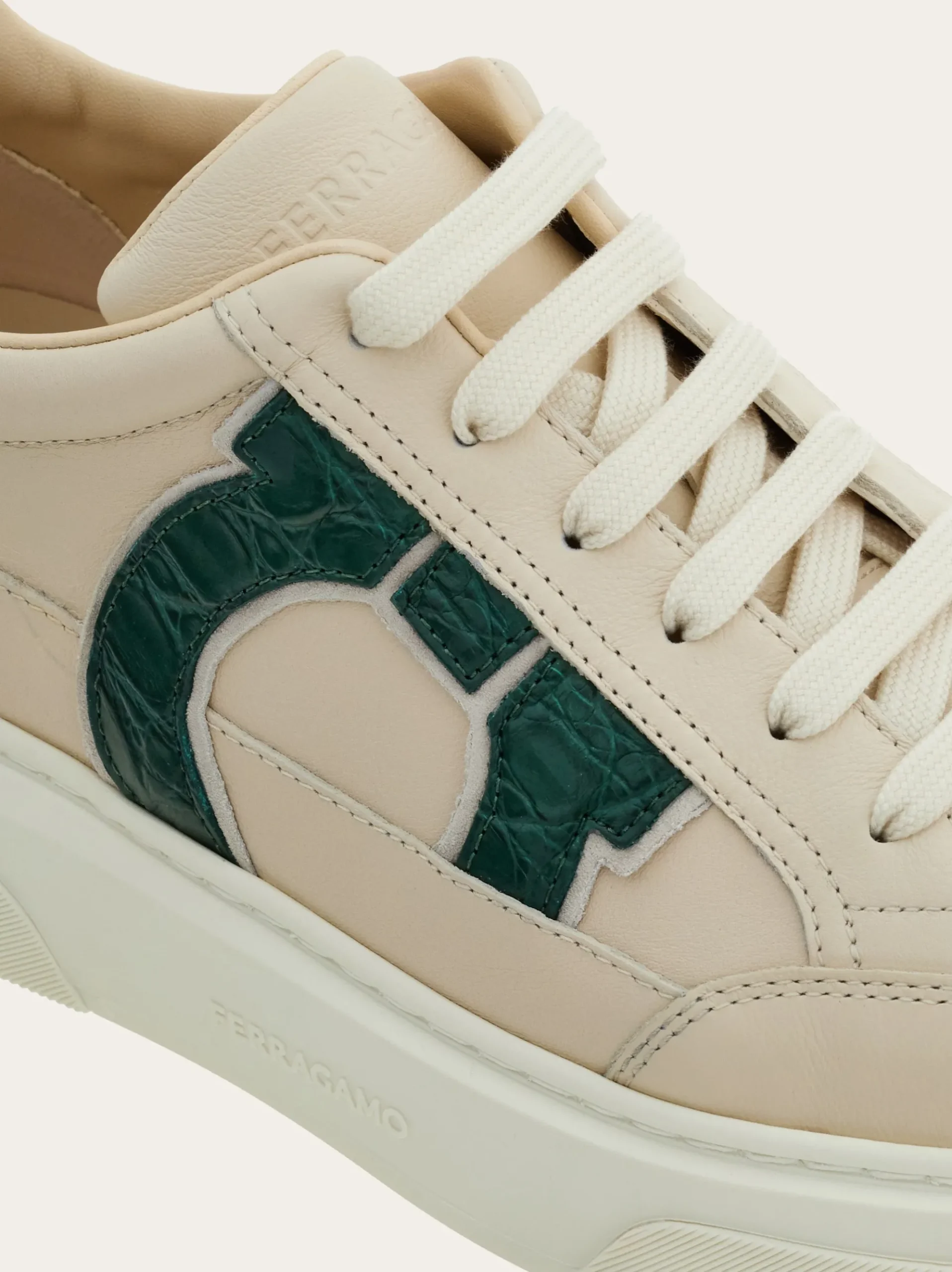 Low-top sneaker with Gancini detail - Men