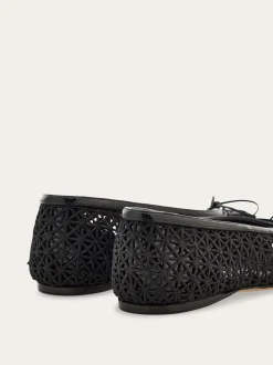 Macramé lace ballet flat - Women