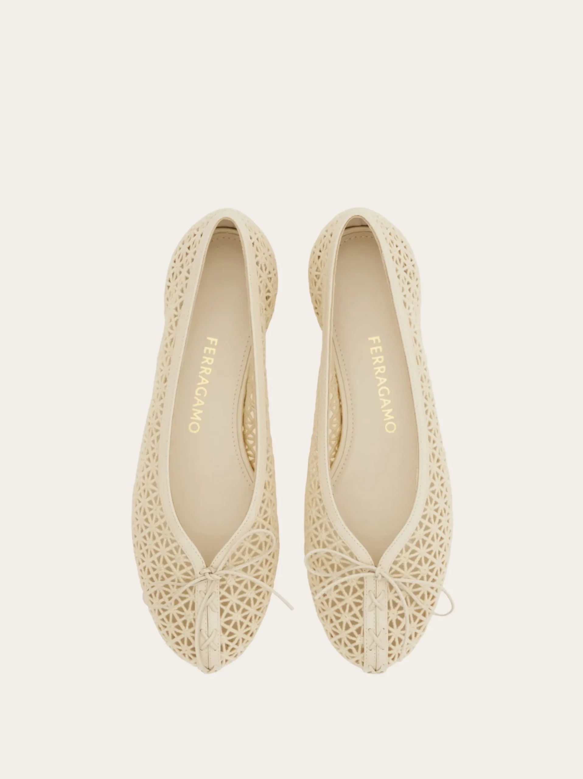 Macramé lace ballet flat - Women