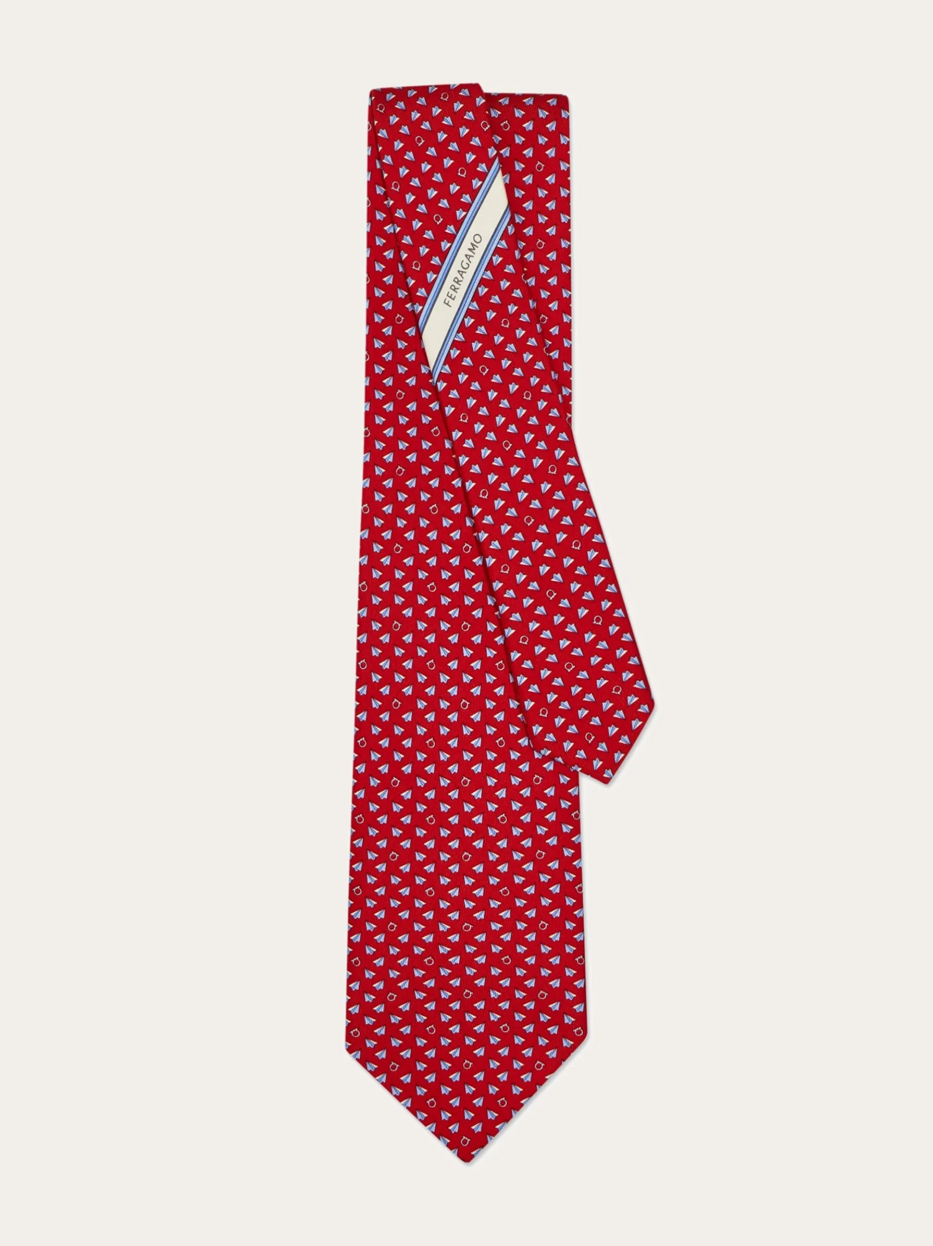 Mail print silk tie - Men